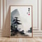 Japanese Crane Ukiyoe Canvas Wall Art Vintage Red Sun Oriental Poster 18