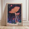 Japanese Crane Ukiyoe Canvas Wall Art Vintage Red Sun Oriental Poster 20