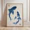 Japanese Crane Ukiyoe Canvas Wall Art Vintage Red Sun Oriental Poster 23