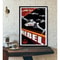 Retro Space Movie Poster Canvas Wall Art Galactic Planet Tatooine Print 1