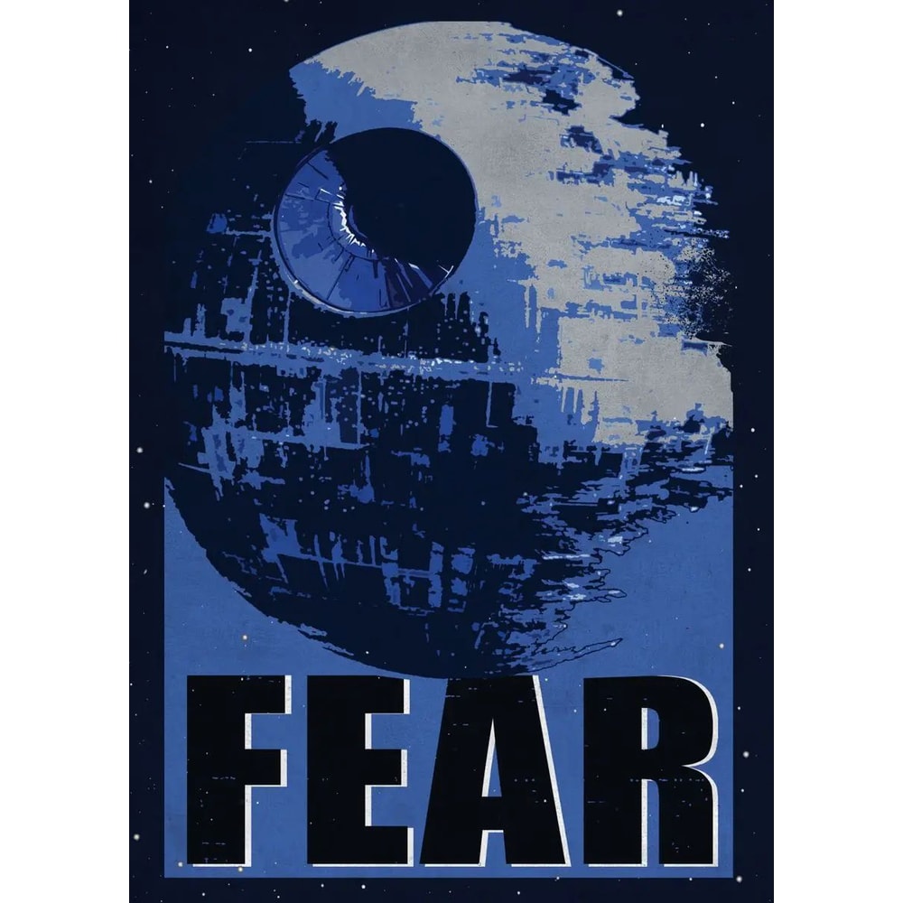 Retro Space Movie Poster Canvas Wall Art Galactic Planet Tatooine Print 13