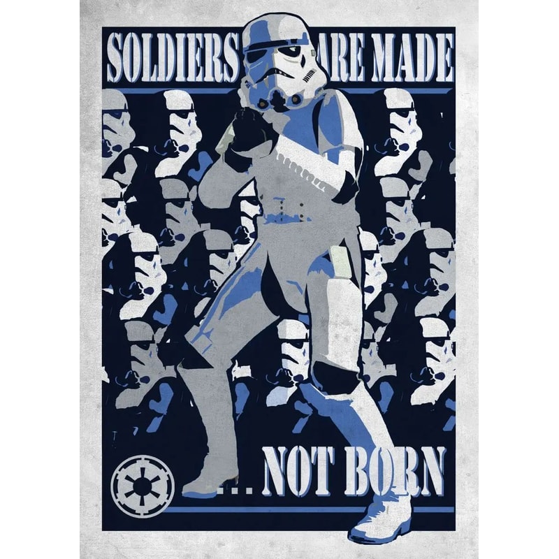 Retro Space Movie Poster Canvas Wall Art Galactic Planet Tatooine Print 14