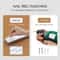 HEZHEN Acacia Wood Magnetic Knife Holder Wall Mounted Kitchen Knife Rack 4
