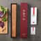 HEZHEN Acacia Wood Magnetic Knife Holder Wall Mounted Kitchen Knife Rack 5