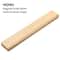 HEZHEN Acacia Wood Magnetic Knife Holder Wall Mounted Kitchen Knife Rack 6