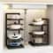 Adjustable Pot Rack Organizer Stainless Steel Under Sink Kitchen Storage Shelf 1