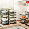 Adjustable Pot Rack Organizer Stainless Steel Under Sink Kitchen Storage Shelf 4
