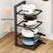 Adjustable Pot Rack Organizer Stainless Steel Under Sink Kitchen Storage Shelf 5
