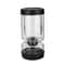 Glass Pickle Jar With Strainer Airtight Olive Storage Container Hourglass Design 6