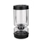 Glass Pickle Jar With Strainer Airtight Olive Storage Container Hourglass Design 6