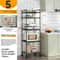 MultiLayer Kitchen Storage Rack Freestanding Pantry Organizer Shelf For Household Storage 4
