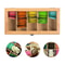 Bamboo Tea Bag Storage Box With 5 Compartments Portable Tea Organizer Holder 1