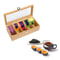 Bamboo Tea Bag Storage Box With 5 Compartments Portable Tea Organizer Holder 2