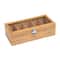 Bamboo Tea Bag Storage Box With 5 Compartments Portable Tea Organizer Holder 6