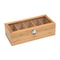 Bamboo Tea Bag Storage Box With 5 Compartments Portable Tea Organizer Holder 6