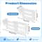 Adjustable Refrigerator Storage Divider Clips Fridge Shelf Organizer Baffle Dividers 48PCS 5