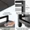 Expandable Microwave Oven Rack Kitchen Storage Shelf With 6 Hooks Organizer Holders 3
