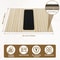 Wood Sofa Arm Tray Table With Cup Holder Folding Couch Armrest Organizer 12
