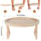 Wood Sofa Arm Tray Table With Cup Holder Folding Couch Armrest Organizer 14