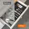 LMETJMA Expandable Silverware Organizer Tray Adjustable Kitchen Drawer Cutlery Holder 2