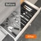 LMETJMA Expandable Silverware Organizer Tray Adjustable Kitchen Drawer Cutlery Holder 2