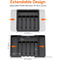 LMETJMA Expandable Silverware Organizer Tray Adjustable Kitchen Drawer Cutlery Holder 5