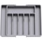 LMETJMA Expandable Silverware Organizer Tray Adjustable Kitchen Drawer Cutlery Holder 6