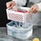 Fridge Food Storage Containers With Lids Strainer Fresh Produce Organizer Set 2