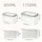 Fridge Food Storage Containers With Lids Strainer Fresh Produce Organizer Set 4
