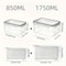 Fridge Food Storage Containers With Lids Strainer Fresh Produce Organizer Set 4