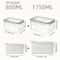 Fridge Food Storage Containers With Lids Strainer Fresh Produce Organizer Set 7