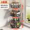 360 Rotating Spice Rack Organizer NonSkid Kitchen Seasoning Storage Tray 8
