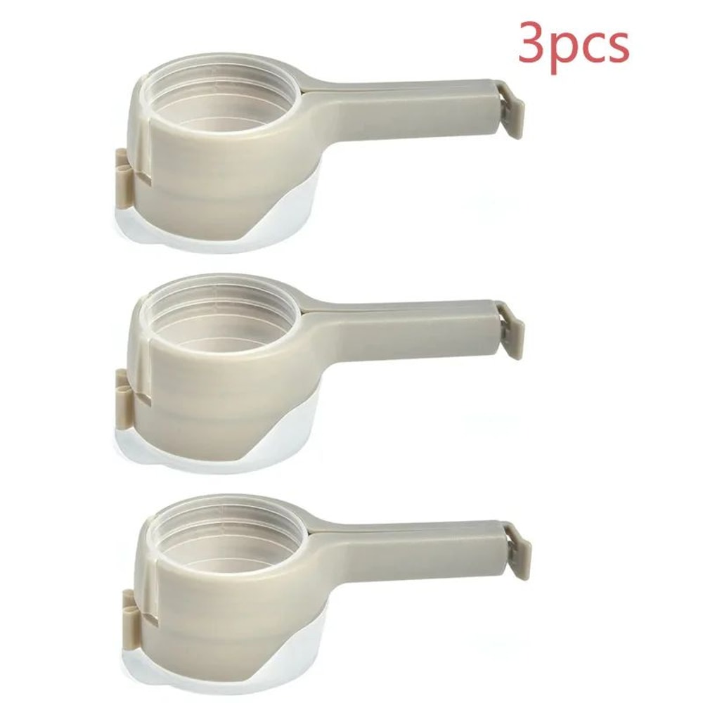 Reusable Snack Bag Sealing Clip With Pour Spout Fresh Keeping Food Storage Clamp For Kitchen Trav 15
