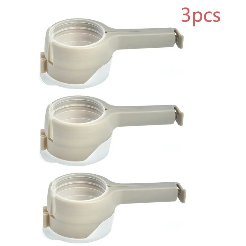Reusable Snack Bag Sealing Clip With Pour Spout Fresh Keeping Food Storage Clamp For Kitchen Trav 15