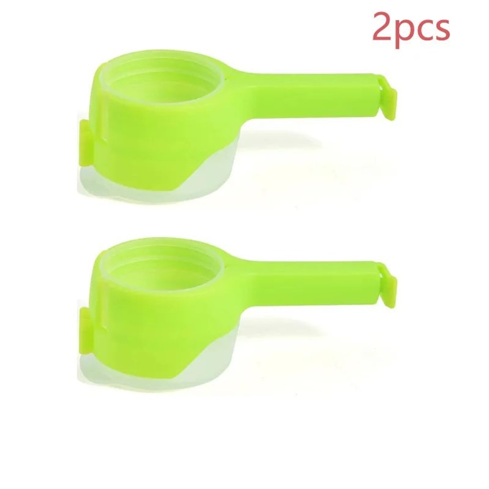 Reusable Snack Bag Sealing Clip With Pour Spout Fresh Keeping Food Storage Clamp For Kitchen Trav 8
