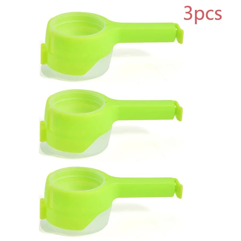 Reusable Snack Bag Sealing Clip With Pour Spout Fresh Keeping Food Storage Clamp For Kitchen Trav 14