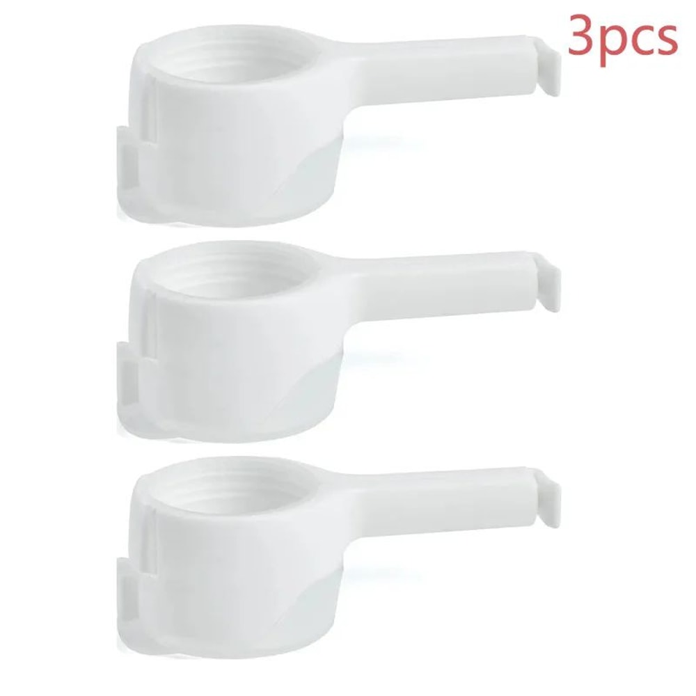Reusable Snack Bag Sealing Clip With Pour Spout Fresh Keeping Food Storage Clamp For Kitchen Trav 17