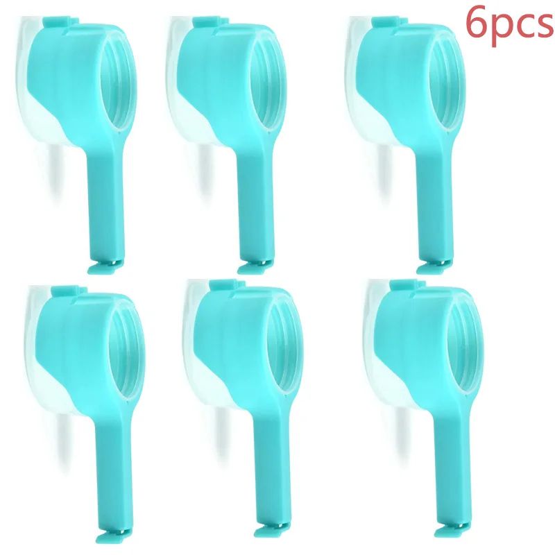Reusable Snack Bag Sealing Clip With Pour Spout Fresh Keeping Food Storage Clamp For Kitchen Trav 19