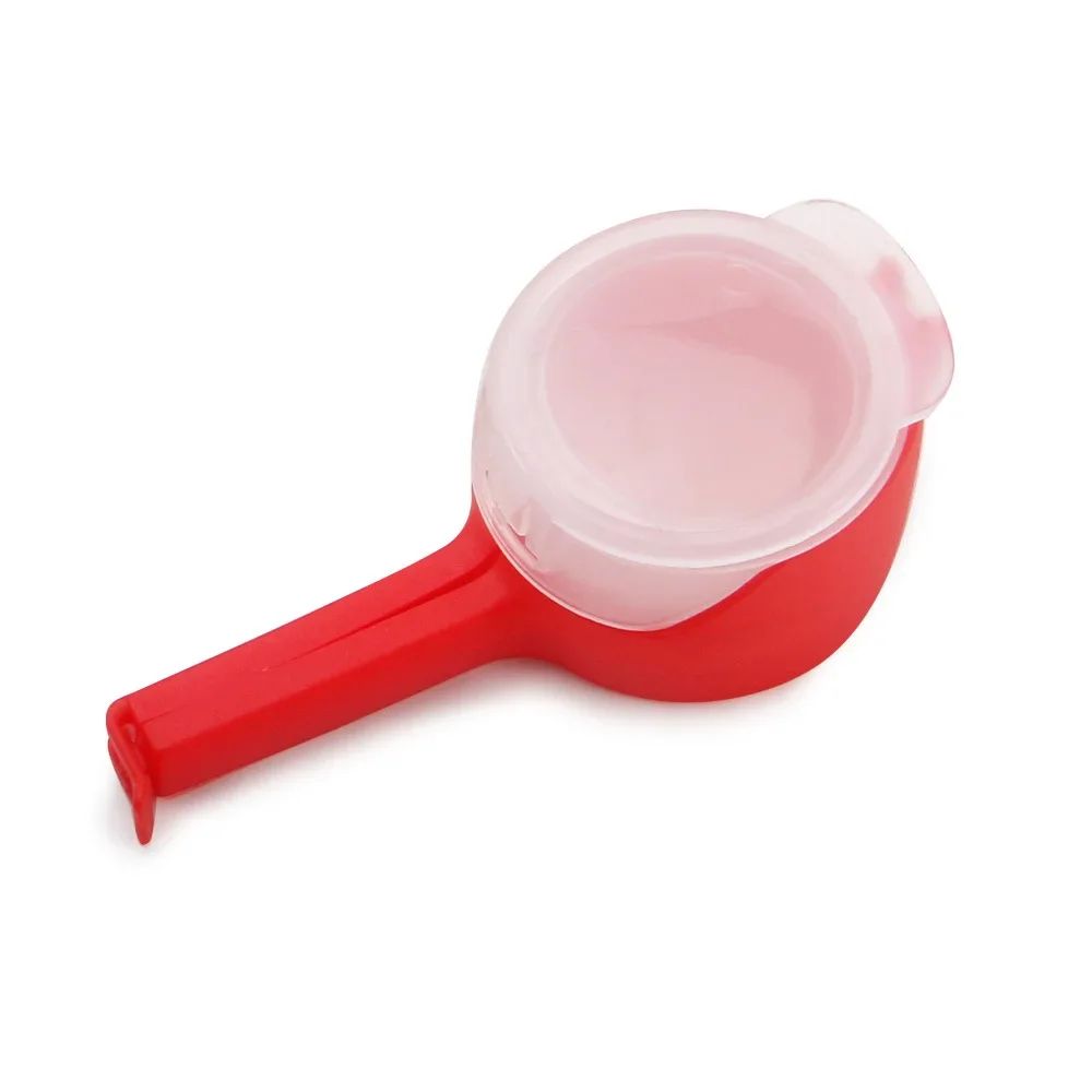 Reusable Snack Bag Sealing Clip With Pour Spout Fresh Keeping Food Storage Clamp For Kitchen Trav 28