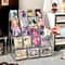 Transparent Greeting Card Display Rack MultiLayer Plastic Desktop Storage Organizer For Cards Gif 5