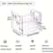 3Tier Acrylic Perfume Display Shelf Transparent Desktop Cosmetics Organizer Storage Rack 6