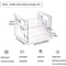 3Tier Acrylic Perfume Display Shelf Transparent Desktop Cosmetics Organizer Storage Rack 6
