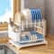 Multifunction Kitchen Dish Drying Rack ABS Bowl Dish Chopsticks Storage Organizer 1