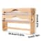 Bamboo Cling Film Foil Cutter Box Wall Mounted Kitchen Paper Towel Organizer With 2 Compartments 7