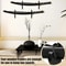 Adjustable Wooden Wall Sword Display Rack Samurai Katana Rifle Storage Holder Organizer 1