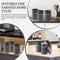 3 Pcs Airtight Coffee Tea Sugar Canisters Vintage Galvanized Iron Kitchen Storage Jars With Lids 3