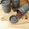 3 Pcs Airtight Coffee Tea Sugar Canisters Vintage Galvanized Iron Kitchen Storage Jars With Lids 1