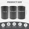 3 Pcs Airtight Coffee Tea Sugar Canisters Vintage Galvanized Iron Kitchen Storage Jars With Lids 5