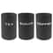 3 Pcs Airtight Coffee Tea Sugar Canisters Vintage Galvanized Iron Kitchen Storage Jars With Lids 6