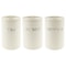 3 Pcs Airtight Coffee Tea Sugar Canisters Vintage Galvanized Iron Kitchen Storage Jars With Lids 9